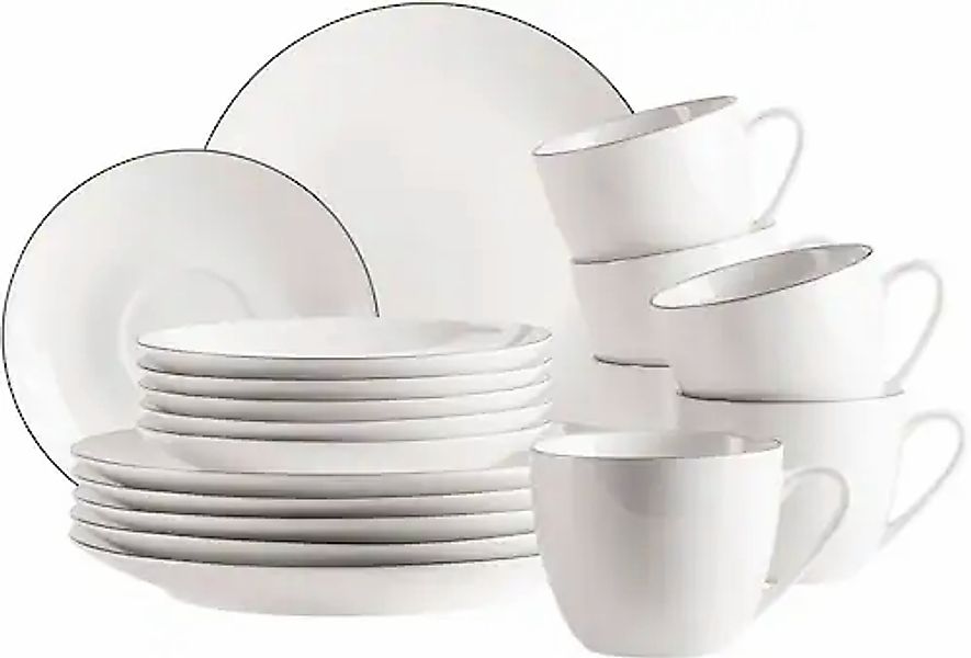 MÄSER Kaffeeservice "FELISE, Kaffeeservice, Porzellan" Geschirr-Set, Servic günstig online kaufen
