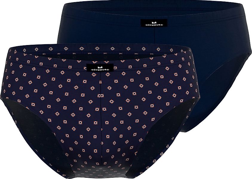 GÖTZBURG Slip Herren-Slip 2er-Pack Single-Jersey Uni günstig online kaufen