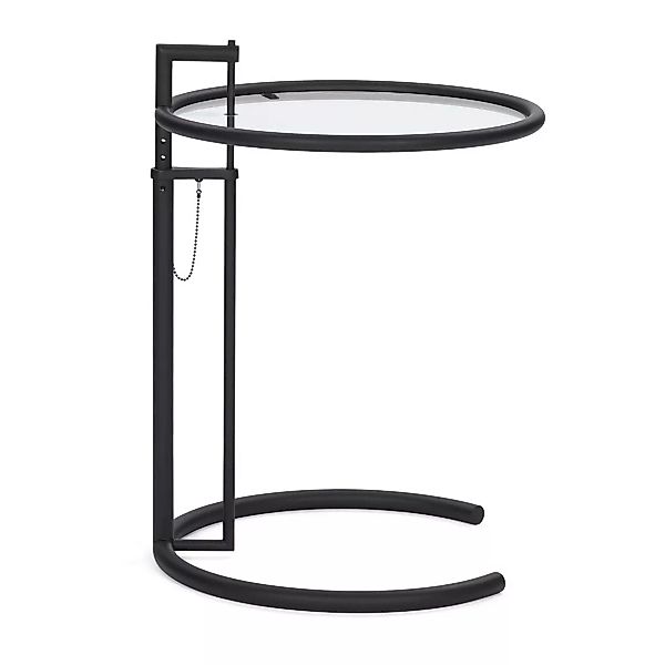 ClassiCon - Adjustable Table E 1027 Black Version - transparent/Kristallgla günstig online kaufen