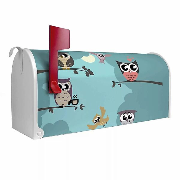 Banjado Amerikanischer Briefkasten Weiß 48x22x16cm US Mailbox Letterbox Pos günstig online kaufen