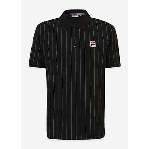 Fila  Poloshirt Linter striped polo shirt - black iron gate striped günstig online kaufen