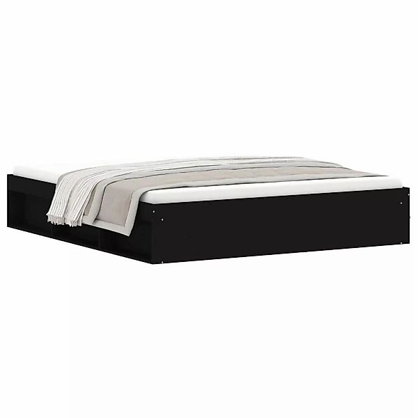 vidaXL Bettgestell Schwarz 180x200 cm1908073 günstig online kaufen