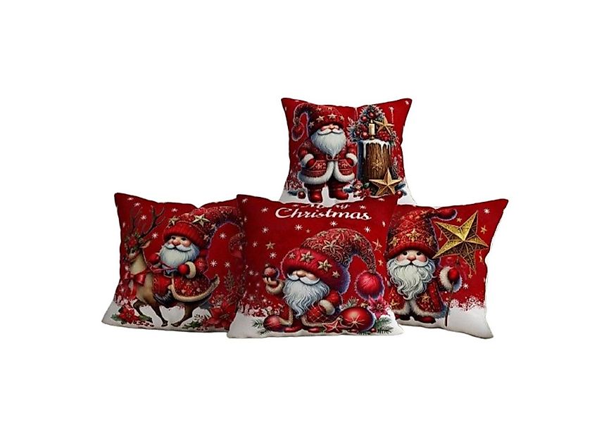 inovesis Kissenbezüge Dekorative Weihnachts Kissenbezüge, Natürlich, liebev günstig online kaufen
