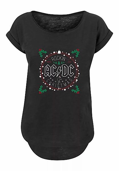 F4NT4STIC T-Shirt "AC/DC Christmas Circle", Damen,Premium Merch,Lang,Longsh günstig online kaufen