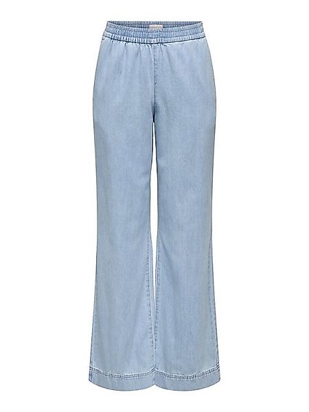 JACQUELINE de YONG Slim-fit-Jeans Palazzo Schlupf Hose Denim Culotte mit el günstig online kaufen