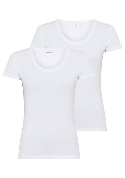 YSABEL MORA Kurzarmshirt (2er Pack) mit Rundhals, elastisch, Baumwollmix, w günstig online kaufen