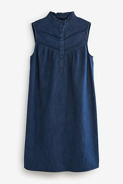 Next Sommerkleid Ärmelloses Sommerkleid mit Lochstickerei (1-tlg) günstig online kaufen