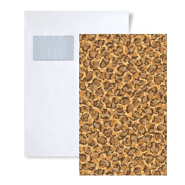 PROFHOME 1 MUSTERSTÜCK S-349023-GU DIN A4 MUSTER der Leopardenmuster Tapete günstig online kaufen