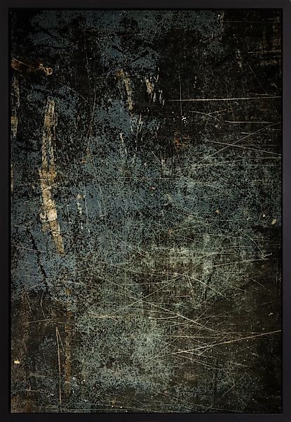 queence Leinwandbild »Abstrakt Dunkel«, Abstrakt, mit einem Schattenfugenra günstig online kaufen