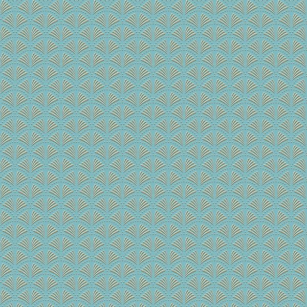 PROFHOME 379574-GU Grafik Tapete Ornament schimmernd Türkis Gold Blau 0,53 günstig online kaufen