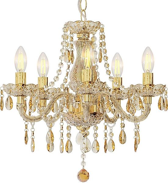 NOWA Kronleuchter MARIE, ohne Leuchtmittel, Luster, Elegante Leuchte, Krist günstig online kaufen