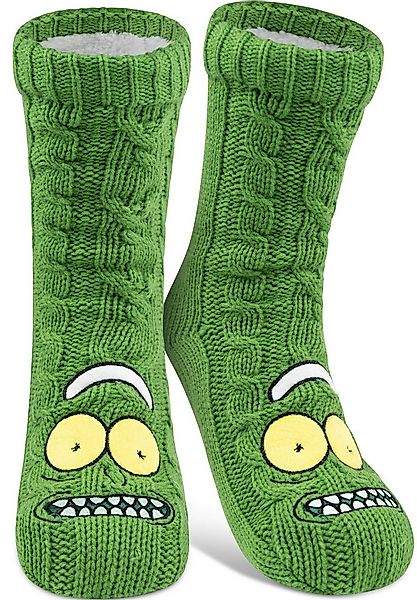 United Labels® Socken Rick and Morty Hüttensocken Haussocken Sherpa Futter günstig online kaufen