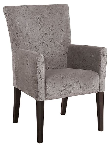 Home affaire Esszimmerstuhl "King" () Polsterstuhl, Armlehnstuhl, Gestell M günstig online kaufen