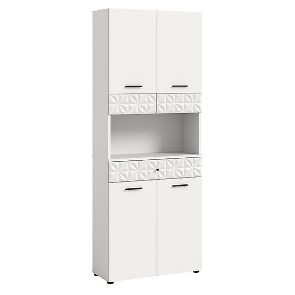 Hochschrank Prisma Weiß 187 cm x 70 cm x 34 cm günstig online kaufen