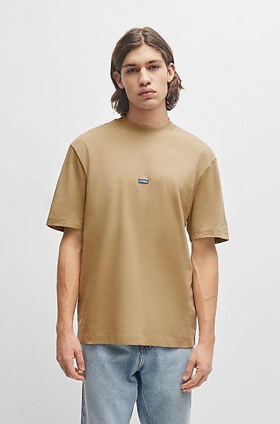 HUGO Blue T-Shirt "Nieros", mit Logo-Patch günstig online kaufen