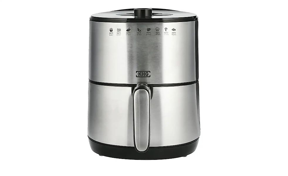 KHG Heißluft-Fritteuse Airfryer HLF-3200 ¦ silber ¦ Edelstahl,Kunststoff ¦ günstig online kaufen