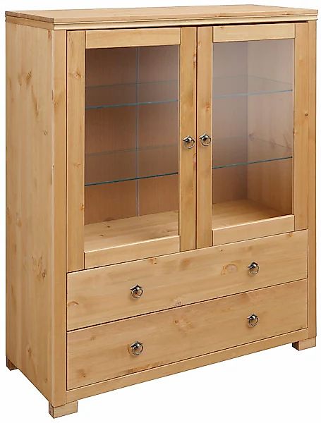 Home affaire Highboard »Gotland«, Vitrine, Breite 101 cm, Türen mit Glasein günstig online kaufen