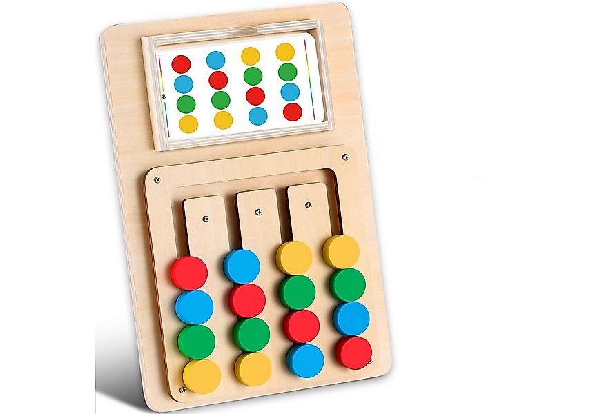 CLTYQ Lernspielzeug Farbabgleich-Puzzlespielzeug, Montessori-Denkspiel für günstig online kaufen