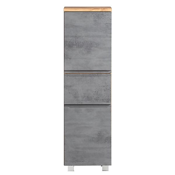 Held Möbel Midischrank Ancona 40 cm Betongrau-Wotaneiche günstig online kaufen