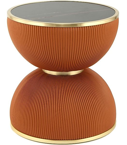 Kayoom Beistelltisch »Jokai 225, Eisengestell, PU Stoffbezug, gesinterte St günstig online kaufen