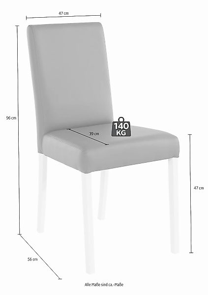 massivline&more Eckbankgruppe »Anna 2« Set, 4 Stk. tlg. mit 2 Stühlen mit m günstig online kaufen