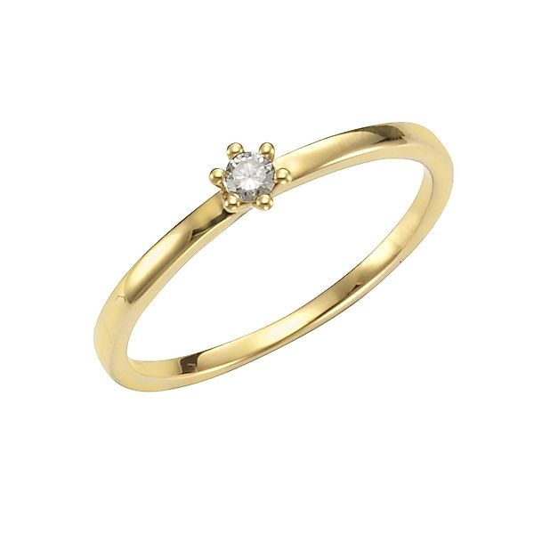 Orolino Fingerring Gold 750 mit Brillant günstig online kaufen