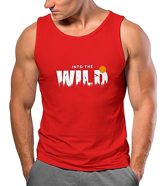 Neverless Tanktop Herren Tank-Top Brustprint Bedruckt günstig online kaufen