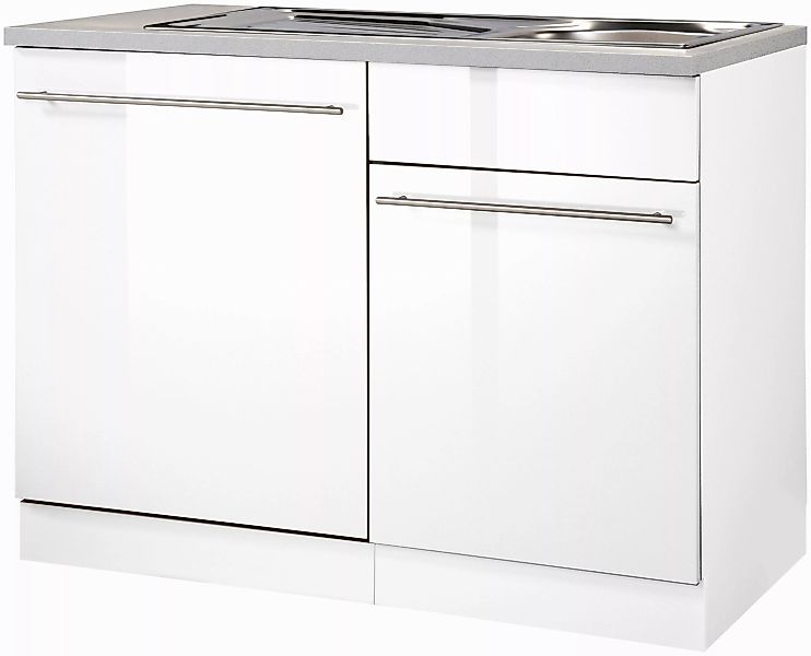 wiho Küchen Spülenschrank "Chicago", 110 cm breit, inkl. Tür/Sockel für Ges günstig online kaufen