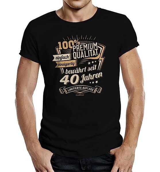 RAHMENLOS® T-Shirt als Geschenk zum 40. Geburtstag - bewährt seit 40 Jahren günstig online kaufen