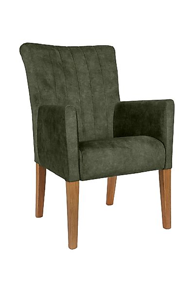 Home affaire Armlehnstuhl "King" () Esszimmerstuhl, Beingestell Massivholz günstig online kaufen