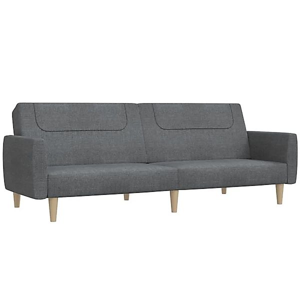 vidaXL Schlafsofa 2-Sitzer Hellgrau Stoff 375784 günstig online kaufen