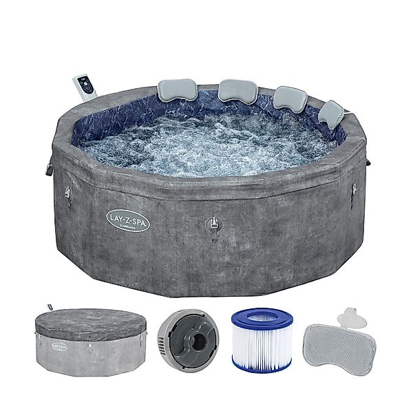 Bestway Whirlpool LAY-Z-SPA Carrara AirJet, (Packung, günstig online kaufen