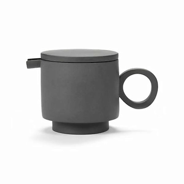 Teekanne Inner Circle keramik grau / 95 cl - Steinzeug - valerie objects - günstig online kaufen