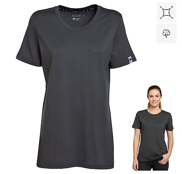 Skratta T-Shirt Skratta - Damen T-Shirt ALVA Modal Shirt Bio Baumwolle, gra günstig online kaufen