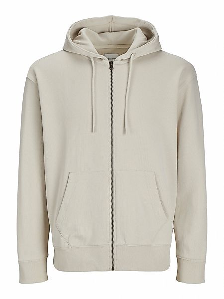 Jack & Jones Kapuzensweatjacke "JJECHARGE SWEAT ZIP HOOD NOOS", mit Rippbün günstig online kaufen