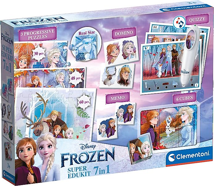 Clementoni® Puzzle Super-Edukit 7in1, Frozen 2, günstig online kaufen