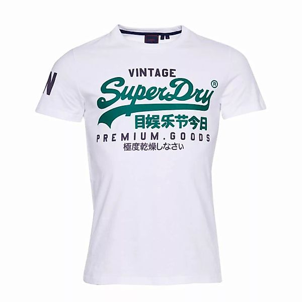 Superdry Herren T-Shirt - VL NS TEE 220, Vintage Logo-Print, Rundhals, einf günstig online kaufen