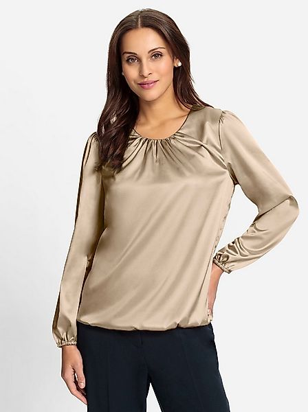 Witt Klassische Bluse Satin-Bluse Langarm günstig online kaufen