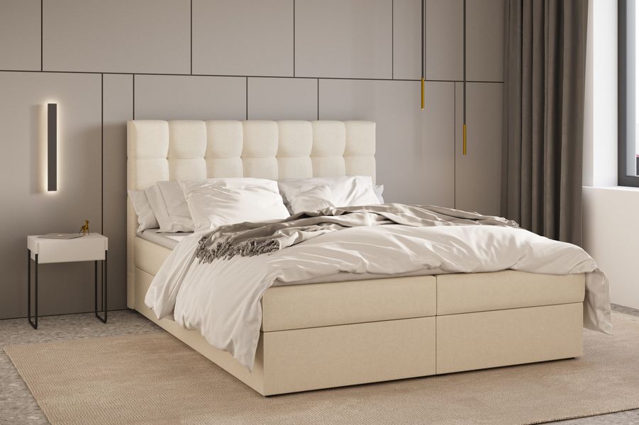 MOEBLO Boxspringbett Bett 05 (Polsterbett Kontinentalbett, günstig online kaufen