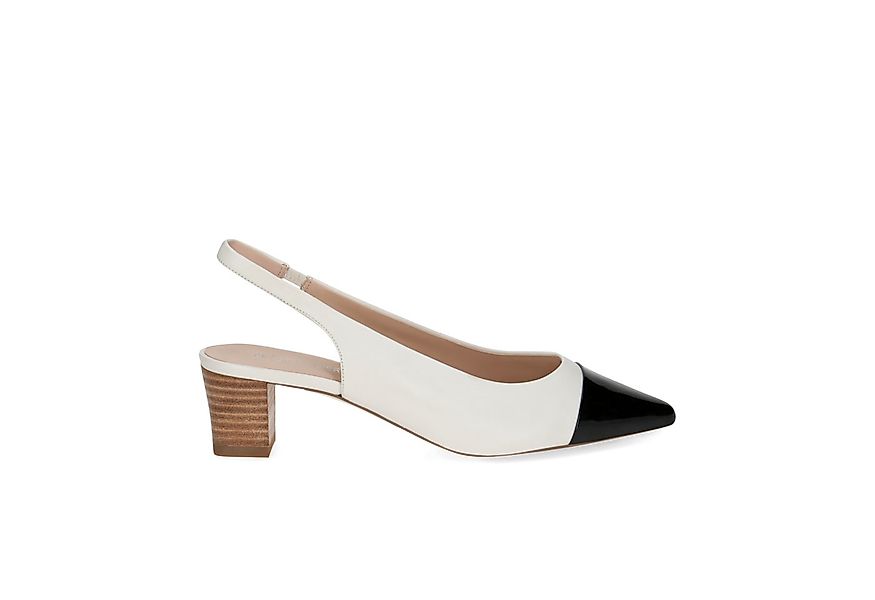 Peter Kaiser Peter Kaiser 79542 134, Peeptoes & Slingpumps, Weiß,kombiniert günstig online kaufen