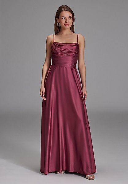 Hey Kyla Abendkleid - Satinkleid mit Bindegürtel in der Taille Taillierter günstig online kaufen
