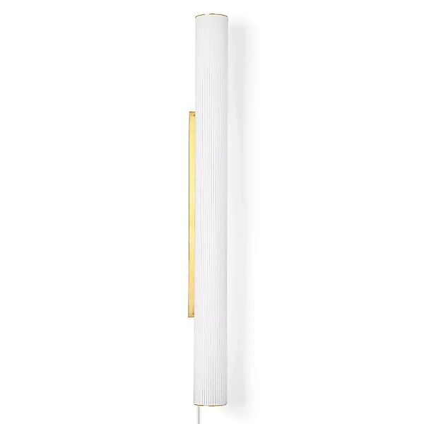 Wandleuchte mit Stromkabel Vuelta LED glas weiß Large / L 100 cm - Ferm Liv günstig online kaufen