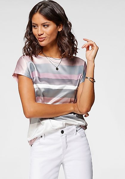 Laura Scott Shirtbluse in modischem Streifen-Design günstig online kaufen