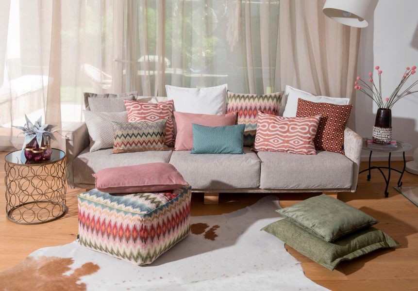 H.O.C.K. Dekokissen "Miss Dots Kissen" mit Punkten, Kissenhülle mit Füllung günstig online kaufen