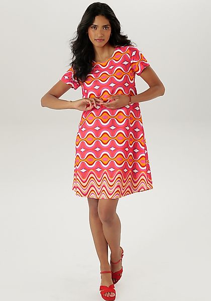 Aniston SELECTED Jerseykleid, in leichter A-Linien-Form günstig online kaufen