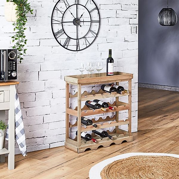 CARO-Möbel Weinregal VINO, Weinregal Flaschenregal Regal günstig online kaufen