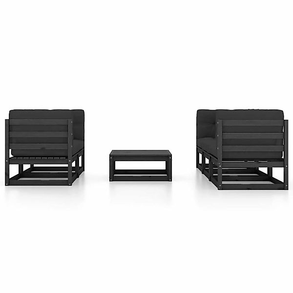 6-tlg. Garten-lounge-set Mit Kissen Kiefer Massivholz günstig online kaufen