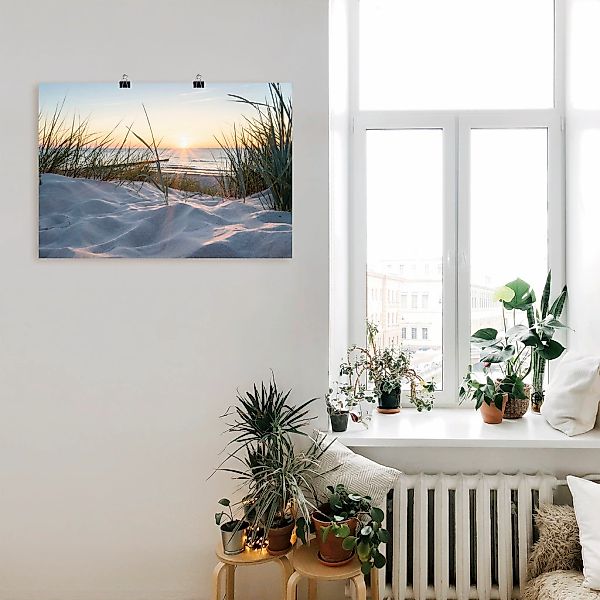 Artland Wandbild "Ostseestrand", Strand, (1 St.), als Alubild, Outdoorbild, günstig online kaufen