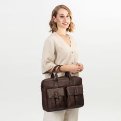Farmhood Aktentasche Memphis, Leder günstig online kaufen