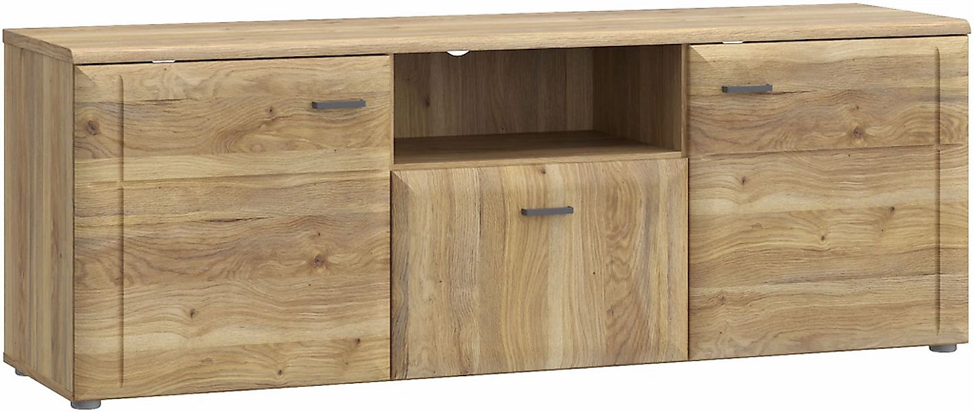 FORTE Lowboard "Akinori TV-Board, TV-Schrank", TV Board, MDF Front, Holzopt günstig online kaufen